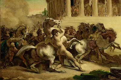 The Race of the Riderless Horses Theodore Gericault